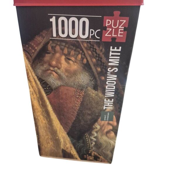 James Christensen The Widow's Mite 1000 pc Jigsaw Puzzle - Picture 2 of 12
